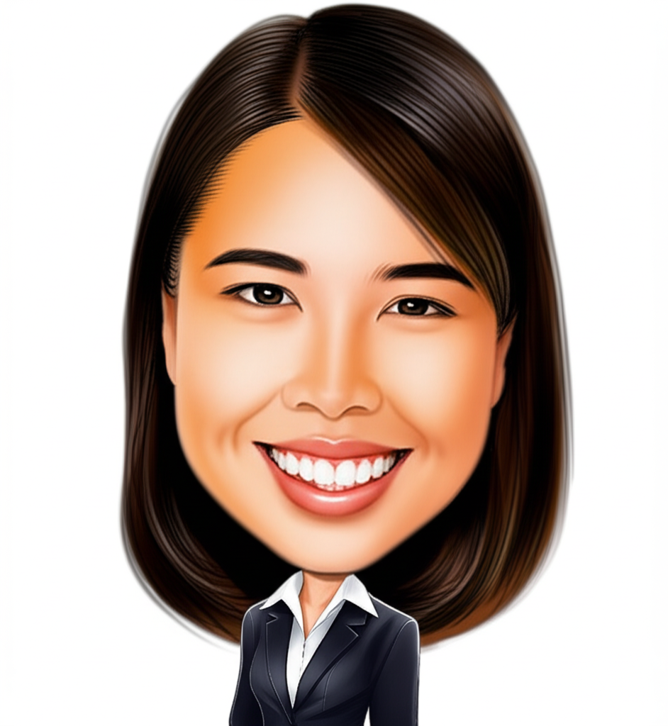 Jasmin Lansang caricature