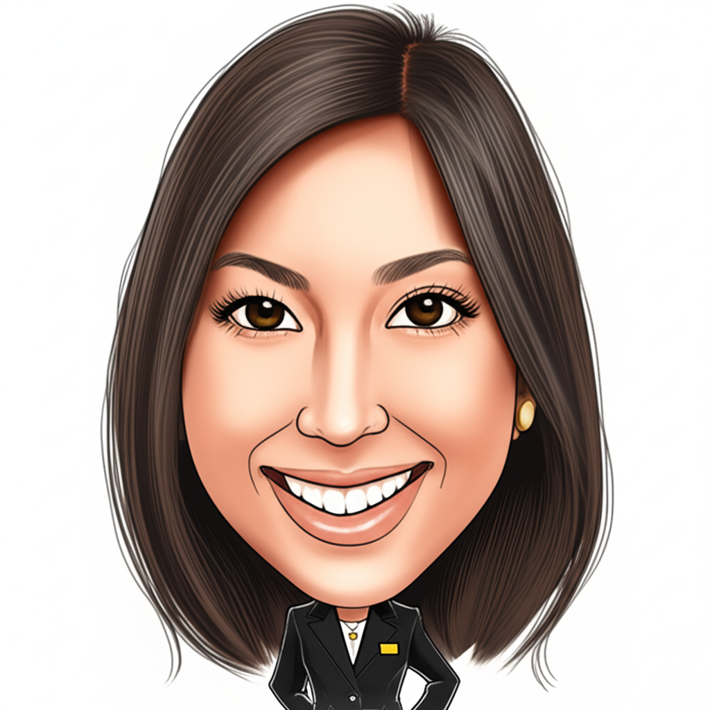 Madeleine Blackmore caricature