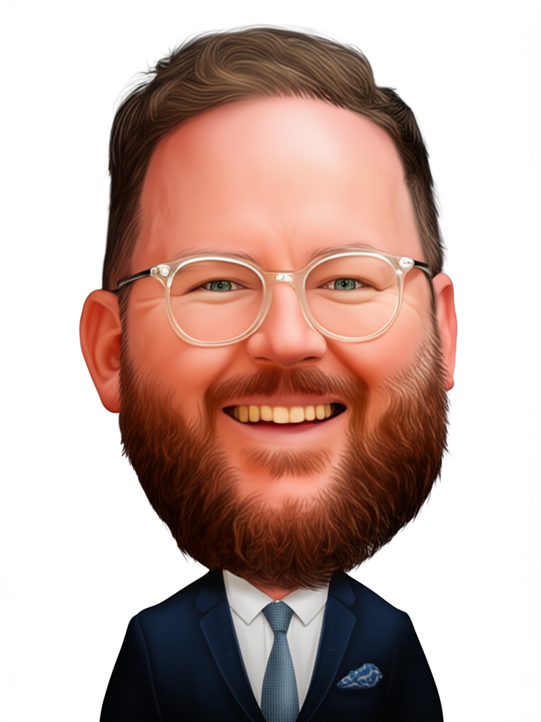 Steven Kremer caricature